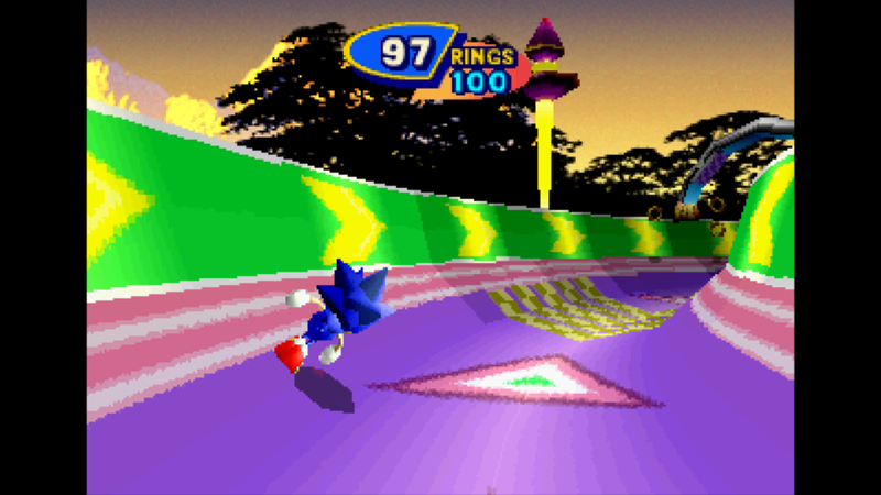 Image From The Saturn’s Sonic 3D Blast Running On My PC